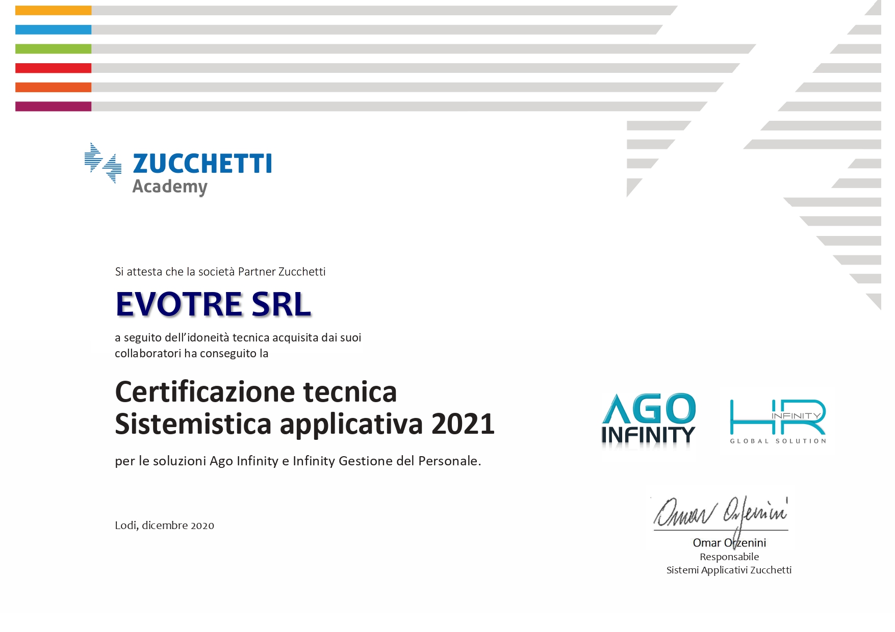 Ago Infinity HR Gestione Personale