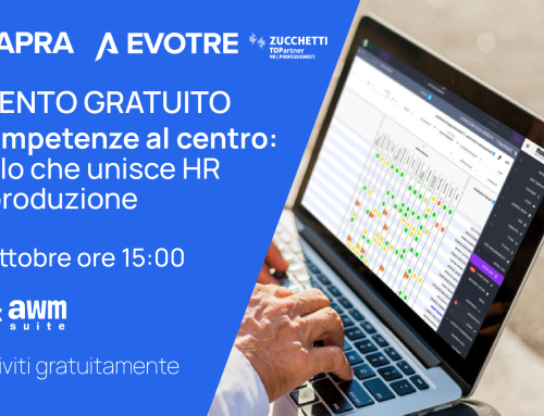 Evento gratuito, Mercoledì 7 Ottobre – Competenze al centro: il filo che unisce HR e produzione